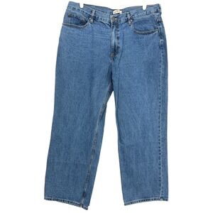 Blue Mountain Men's Denim Jeans 38x30 Straight-Leg Regular Fit Cotton Blue NWT